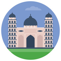 
A beautifully designed architecture of mosque at riyadh 
