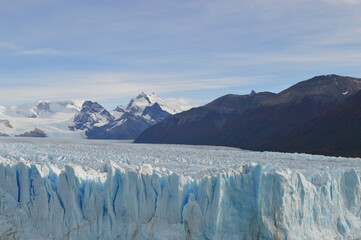The mighty Perito Moreno Glacier in Los Glaciares National Park in Patagonia, Chile