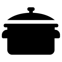 
A large cooking pot used for cooking food called stock pot
