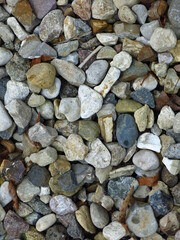 brutal texture of gravel made of stones of different colors