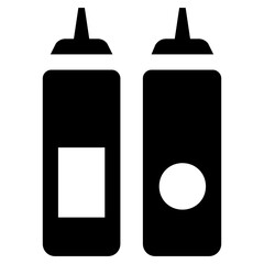 
Bottles for pouring sauces, sauce bottles 
