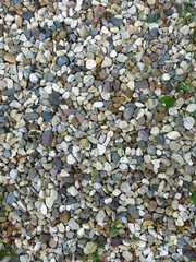 brutal texture of gravel made of stones of different colors