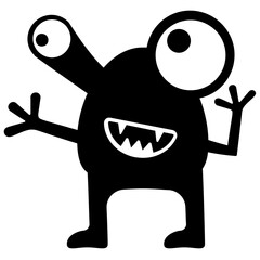 
Krumm monster having two eyes 
