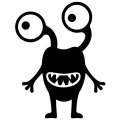 
Krumm monster having two eyes 
