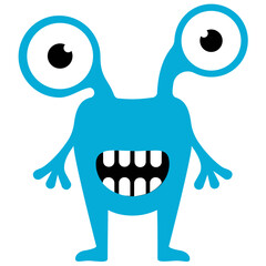 
Krumm monster having two eyes 
