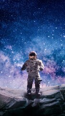 astronaut on the moon