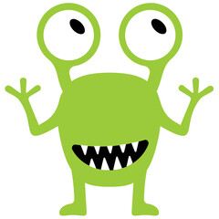 
Krumm monster having two eyes 
