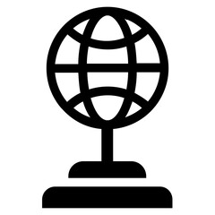 Obraz premium A globe map having all the countries location 
