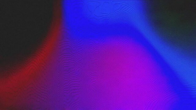 Broken video with digital pixel glitch, pixel noise. Gradient color distortion effect. Dynamic color blending waves. Signal error or damage. Screen interference. Retro concept animation in 4K 80s, 90s