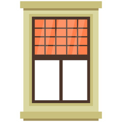 
Flat icon design of window 
