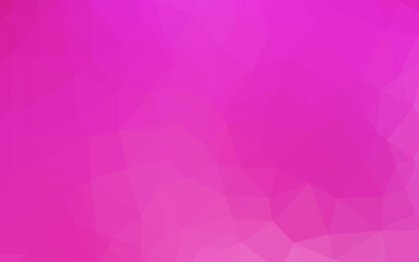 Light Pink vector polygon abstract layout.