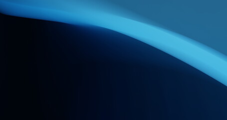 Obraz premium Abstract defocused 4k resolution geometric curves background for wallpaper, backdrop and varied nature design. Electric blue. black colors.
