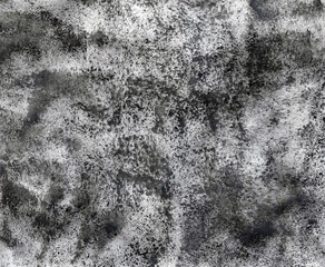 Hand-painted watercolor texture of crumpled paper, graphite. Simple black-white abstract  background with drops, smears, stripes and stains. Design for the fabric, backgrounds, wallpapers, covers.
