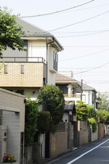 世田谷区下連雀の住宅街