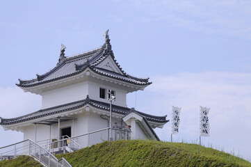 Obraz premium 城址公園のやぐら