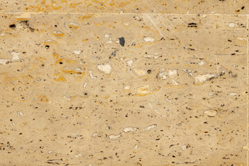 Texture of sandstone or limestone closeup