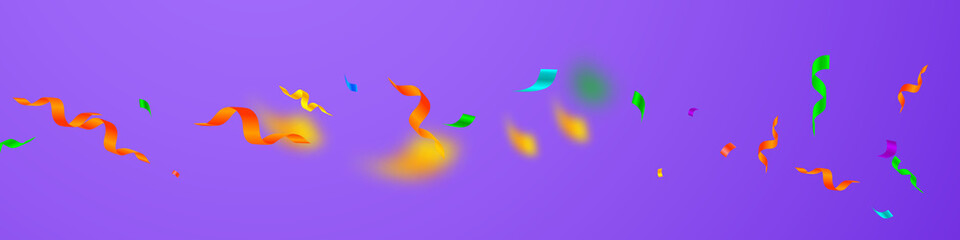 Streamers and confetti. Festive streamers tinsel a