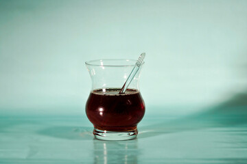 hot tea in winter