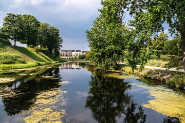 Fototapeta na wymiar Park in Kastellet ( The Citadel) in Copenhagen, Denmark