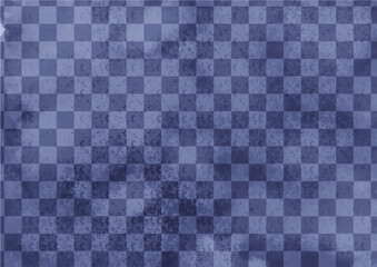 市松模様の染め和紙　水彩テクスチャ