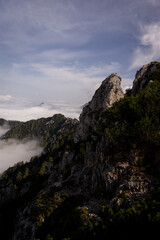 Fog in the mountains