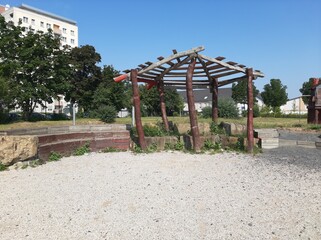 Fototapeta na wymiar children's playground in the park