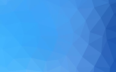 Obraz premium Light BLUE vector shining triangular pattern.