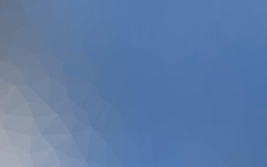 Obraz premium Light BLUE vector shining triangular pattern.