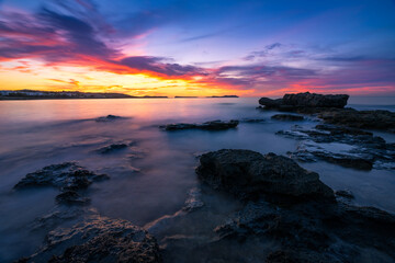 Port des Torrent Sunset, Ibiza.