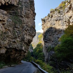 canyon of the river