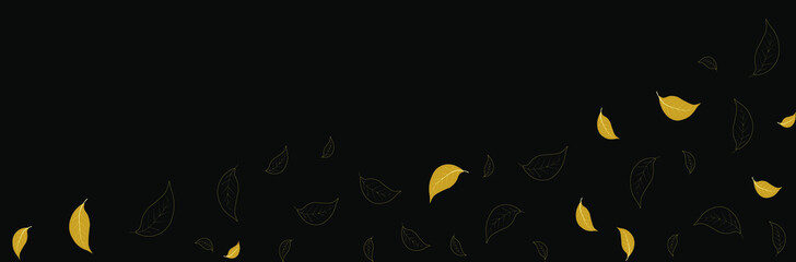Fototapeta premium Gold leaves background