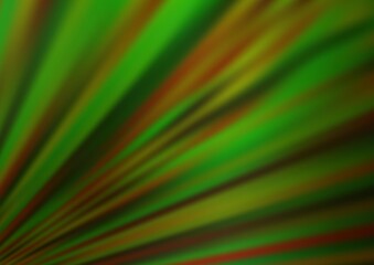 Light Green vector blurred shine abstract pattern.