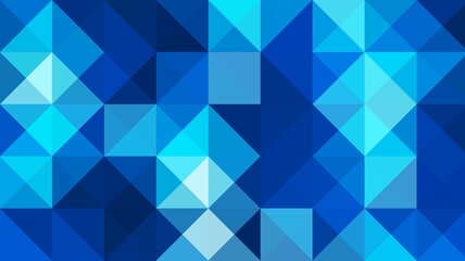 Illustration mosaic blue background geometric shape 