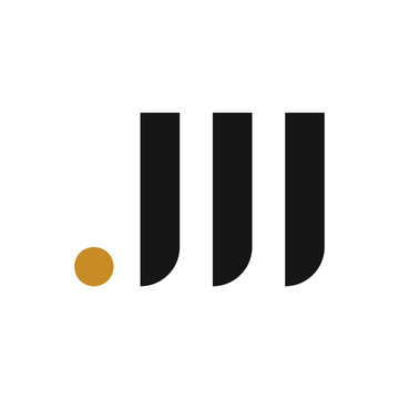 Initial letter jm or mj logo vector design templates