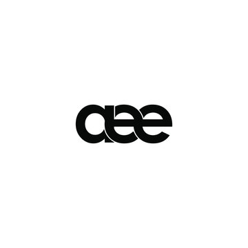 aee letter original monogram logo design