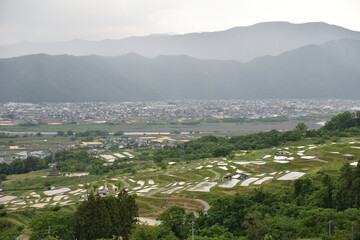 日本三大車窓　姨捨駅