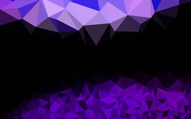 Light Purple vector low poly texture.