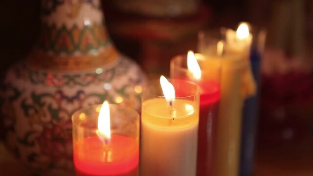 Candle Light at the Temple