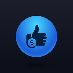 Cost Per Like - Button