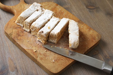 Homemade traditional apple pastila