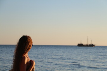 girl on the beach