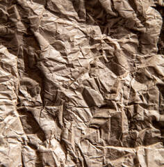 Crumpled paper as an abstract background.