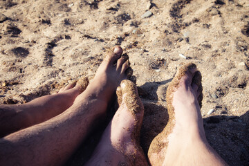 Love and romance. Couple on vacation.