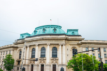 SOFIA, BULGARIA - 24 May 2018: Street view of downtown in Sofia, Bulgaria
