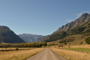 Fototapeta na wymiar Road tripping in stunning landscapes on the Carretera Austral of Patagonia, Chile
