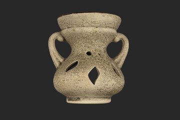 Aromatherapy lamp isolated on a grey background