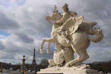 Obraz premium Re di Fama con Pegaso