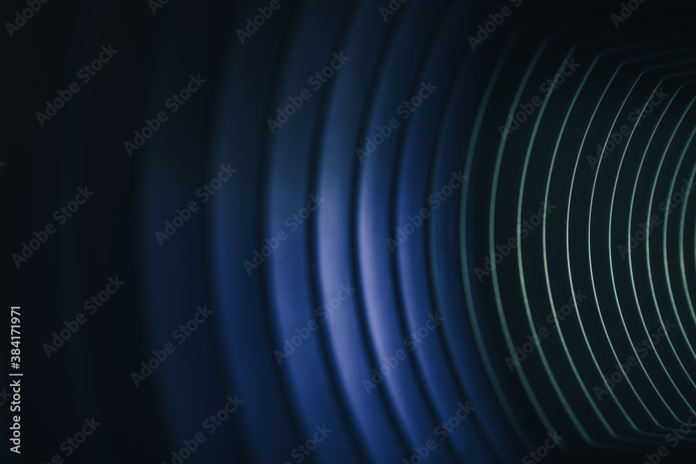 Poster beautiful abstract gray tunnel with color light on a background.