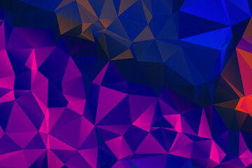 Fototapeta premium Abstract Color Polygon Background Design, Abstract Geometric Origami Style With Gradient. Presentation,Website, Backdrop, Cover,Banner,Pattern Template