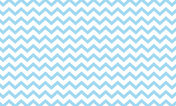 Seamless light blue zig zag wavy chevron pattern on a white background vector	